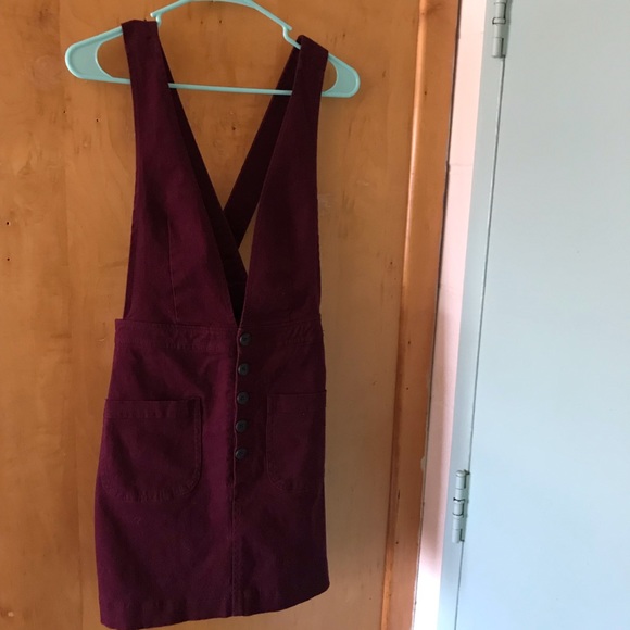 Forever 21 Dresses & Skirts - Overall dress burgundy